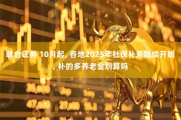 联合证券 10月起, 各地2025年社保补差陆续开始, 补的多养老金划算吗