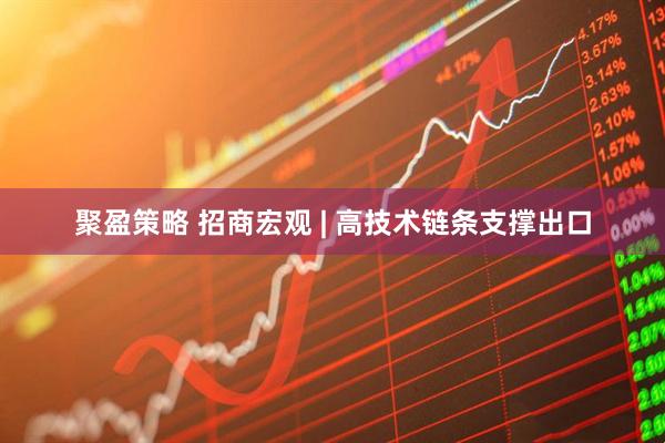 聚盈策略 招商宏观 | 高技术链条支撑出口