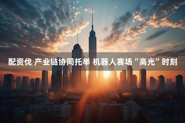 配资伐 产业链协同托举 机器人赛场“高光”时刻
